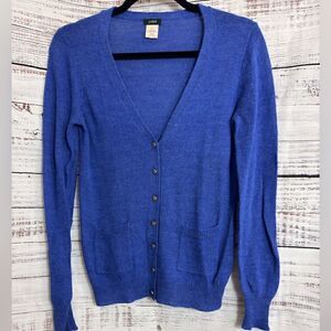 J. Crew Sweater Womens Size Small cardigan button up knit Alpaca and Wool blend
